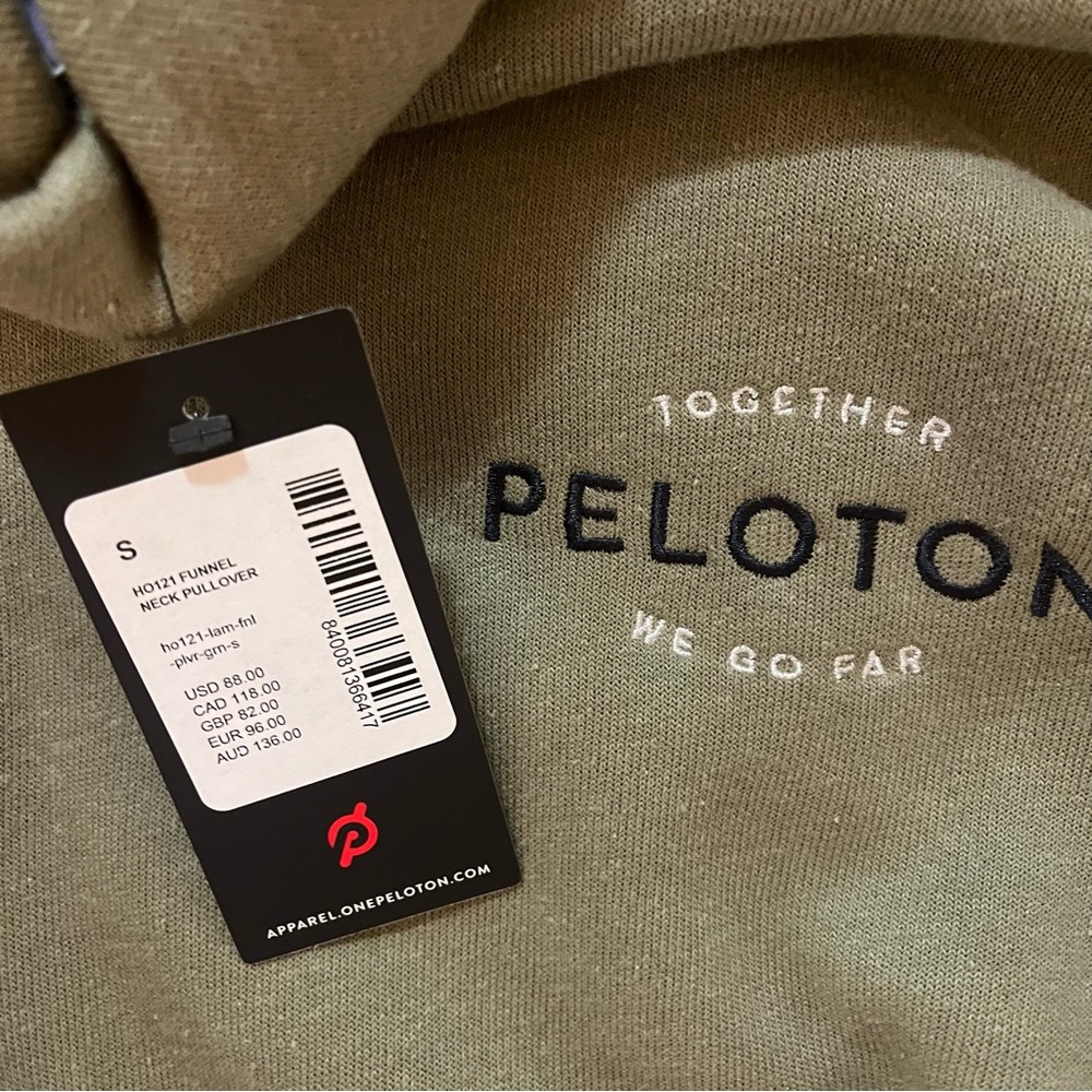 Peloton Funnel Neck Pullover Sweatshirt NWT - Picture 3 of 9